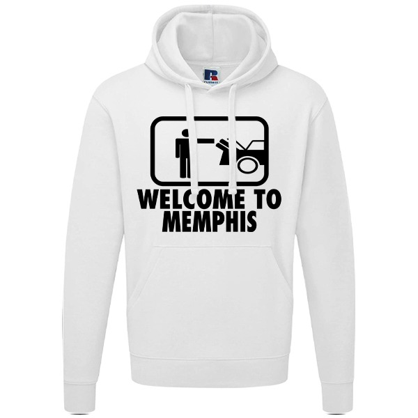 Bild von WELCOME TO MEMPHIS ll - HOODY [weiß]